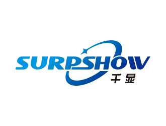 王濤的千顯 SURPSHOW ，標(biāo)識對稱logo設(shè)計(jì)