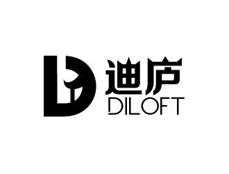 張俊的迪廬；DILOFT 對(duì)稱(chēng)標(biāo)志logo設(shè)計(jì)