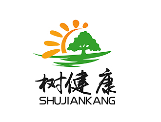 秦曉東的樹健康綠色植物圖標(biāo)logo設(shè)計