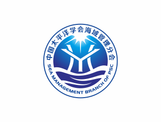 何嘉健的海域管理分會徽章logologo設(shè)計