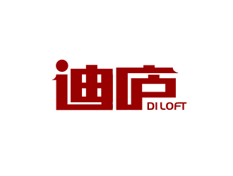 姜彥海的迪廬；DILOFT 對稱標志logo設(shè)計