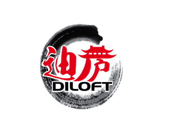 余亮亮的迪廬；DILOFT 對稱標志logo設(shè)計