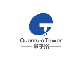 楊勇的Quantum Tower 量子塔，對稱平衡圖形logo設(shè)計