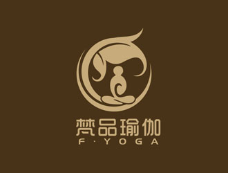 郭慶忠的梵品瑜伽對稱logo設(shè)計(jì)logo設(shè)計(jì)