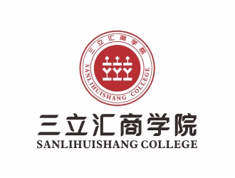 吳志超的三立匯商學院對稱logologo設計