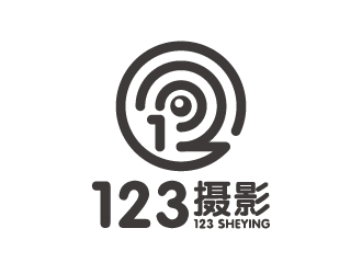 葉美寶的123攝影工作室logo設(shè)計(jì)