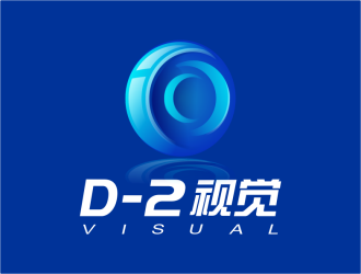 張峰的D-2視覺攝影工作室logo設計