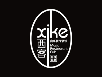 譚家強的綠野仙蹤。西客音樂餐廳酒館logo設(shè)計