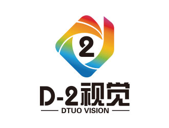 向正軍的D-2視覺攝影工作室logo設計