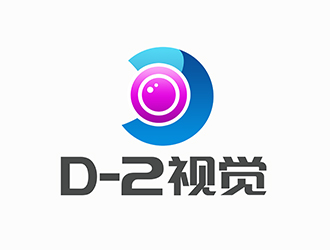 潘樂的D-2視覺攝影工作室logo設計