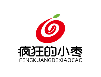 張俊的瘋狂的小棗食品卡通設計logo設計