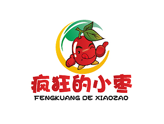 秦曉東的瘋狂的小棗食品卡通設計logo設計