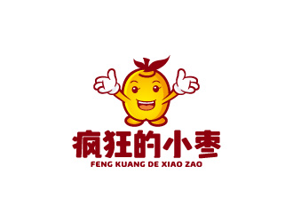 周金進的瘋狂的小棗食品卡通設計logo設計