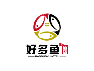 張俊的好多魚酒店logo設計