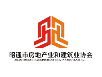 王文彬的昭通市房地產業(yè)和建筑業(yè)協(xié)會logo設計