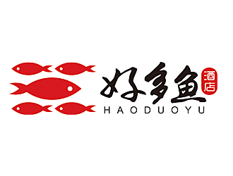 趙鵬的好多魚酒店logo設(shè)計