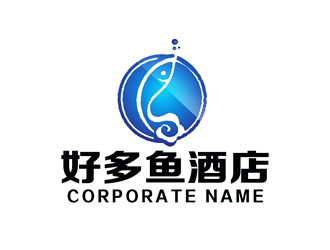 朱兵的好多魚酒店logo設計