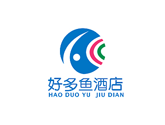 盛銘的好多魚酒店logo設計