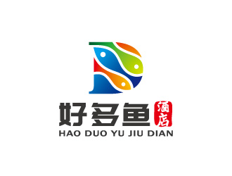 周金進的好多魚酒店logo設計