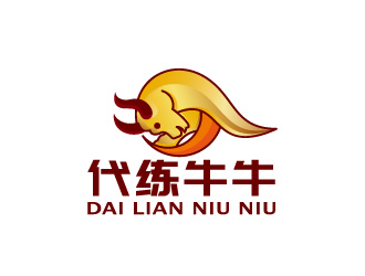 周金進(jìn)的代練牛牛卡通logo設(shè)計(jì)logo設(shè)計(jì)