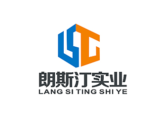 盛銘的上海朗斯汀實(shí)業(yè)有限公司logo設(shè)計(jì)