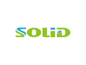 朱紅娟的solid植物補光產品logo設計