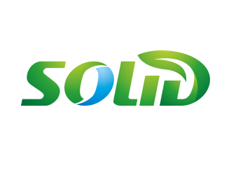 向正軍的solid植物補光產品logo設計