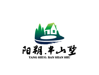 周金進的山水民宿標志設計logo設計