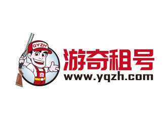 向正軍的游奇租號游戲卡通吉祥物logo設(shè)計