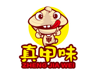 向正軍的真甲味可愛食品LOGOlogo設計