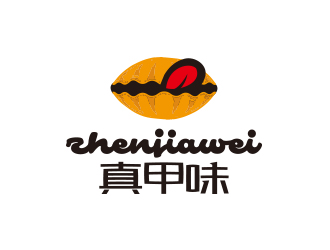 孫金澤的真甲味可愛食品LOGOlogo設(shè)計