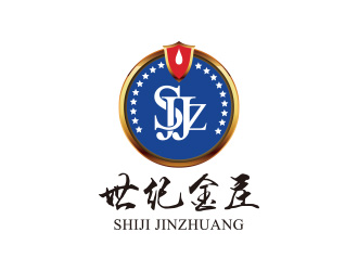 黃安悅的世紀(jì)金莊白酒品牌LOGO設(shè)計logo設(shè)計