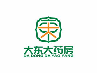 何嘉健的南通大東大藥房有限公司logo設計