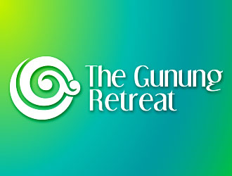 鐘炬的The Gunung Retreat 民宿logologo設(shè)計