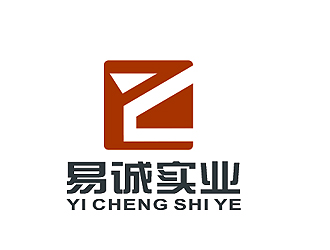 盛銘的廣西易誠(chéng)實(shí)業(yè)有限公司logo設(shè)計(jì)