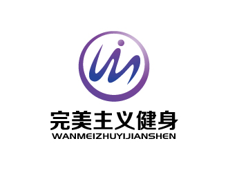 張俊的完美主義健身管理logo設計