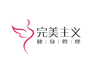 李賀的完美主義健身管理logo設(shè)計