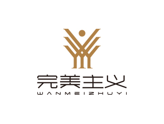 孫金澤的完美主義健身管理logo設(shè)計