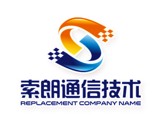 鐘炬的天津索朗通信技術(shù)有限公司logo設(shè)計