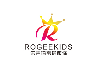 陳今朝的四川樂吉瑪?shù)壑Z服飾有限公司/ROGEEKIDSlogo設(shè)計