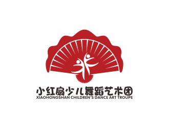 何嘉健的小紅扇少兒舞蹈藝術(shù)團(tuán)logo設(shè)計(jì)