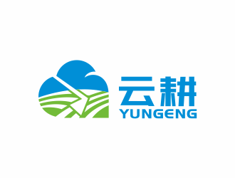 何嘉健的云耕農場農業(yè)負空間logologo設計