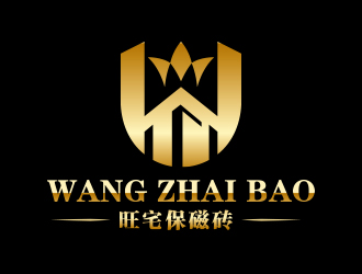 向正軍的旺宅保磁磚logo設(shè)計