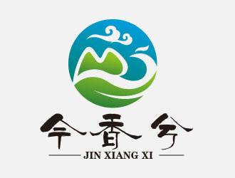 向正軍的山水元素綠色農(nóng)產(chǎn)品logo設(shè)計(jì)