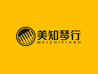 吳曉偉的美知琴行樂器教育logologo設計