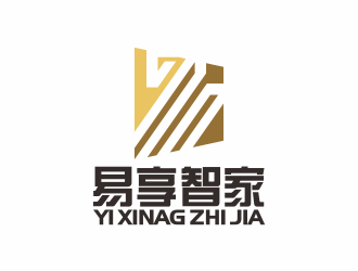 何嘉健的易享智家logo設(shè)計