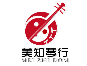 連杰的美知琴行樂器教育logologo設計