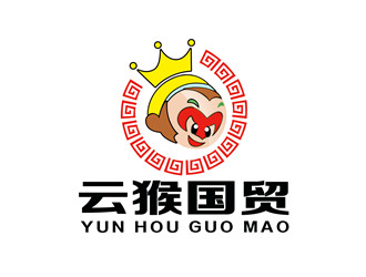 朱兵的云猴國際貿(mào)易祥云美猴王logologo設(shè)計