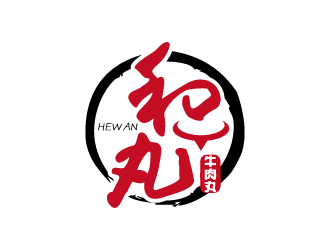 張俊的和丸牛肉館店鋪logo設(shè)計