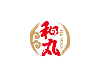 周金進(jìn)的和丸牛肉館店鋪logo設(shè)計